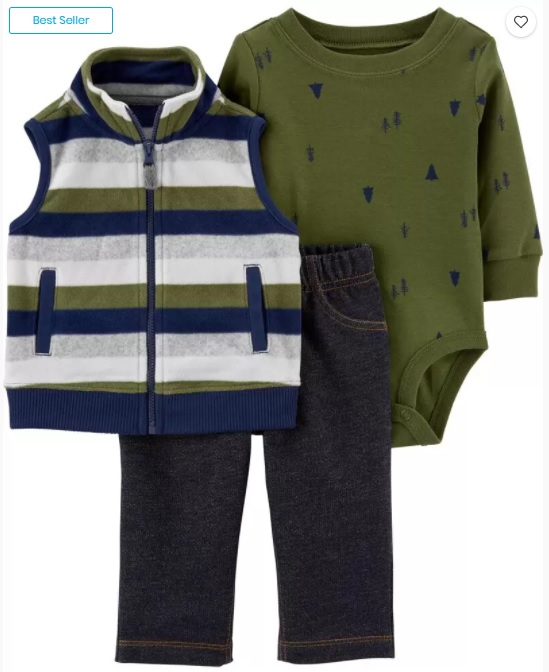 3-Piece Little Vest Set